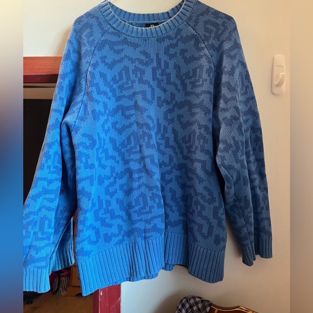 Afends Recycled Blue Knit Top
